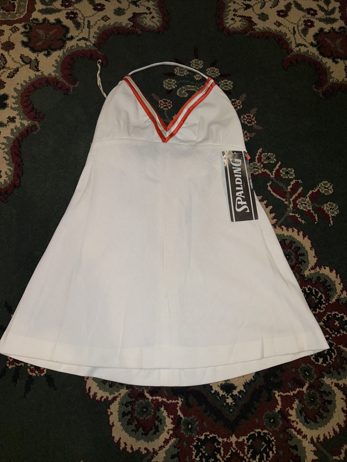 1980s New Old Stock Spalding Tennis Dress W/Tags Tenniswear Sz 8 H