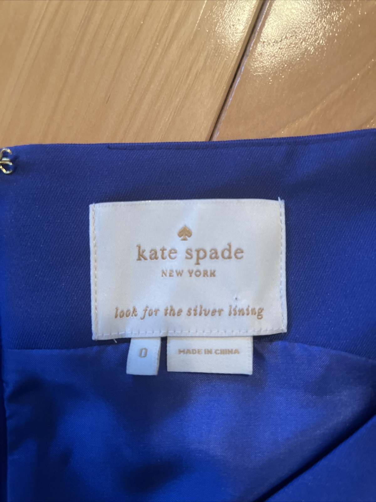 KATE SPADE Cupcake Skirt Sleeveless Dress Women’s Size 0 Lapis Blue