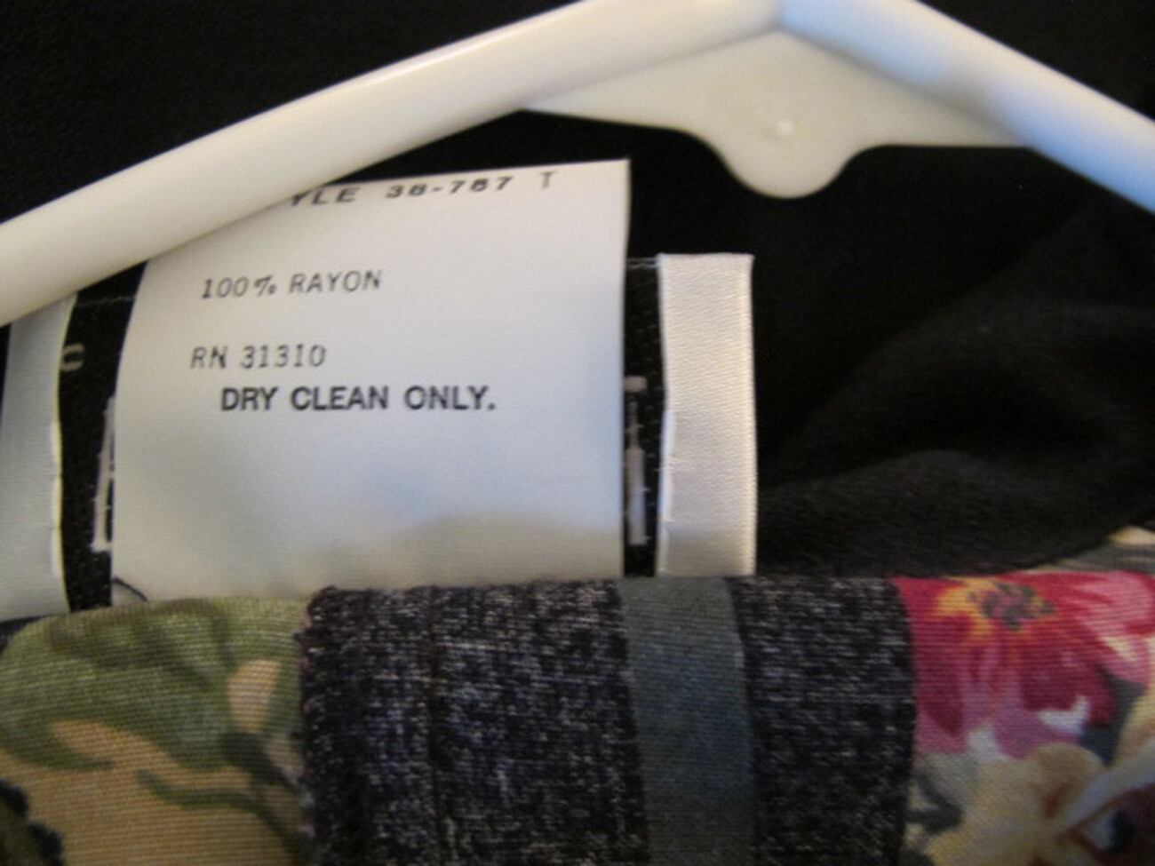 Byer Too! California MAXI DRESS REDUCED VINTG BLACK FLORAL SZ 11~USA MADE~FREE H