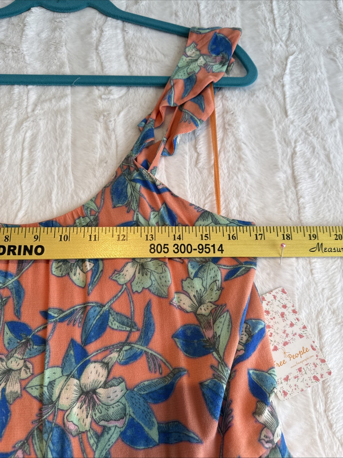 Free People OB574950 Orange Dear You Backless Mini Dress w/Pockets – $98