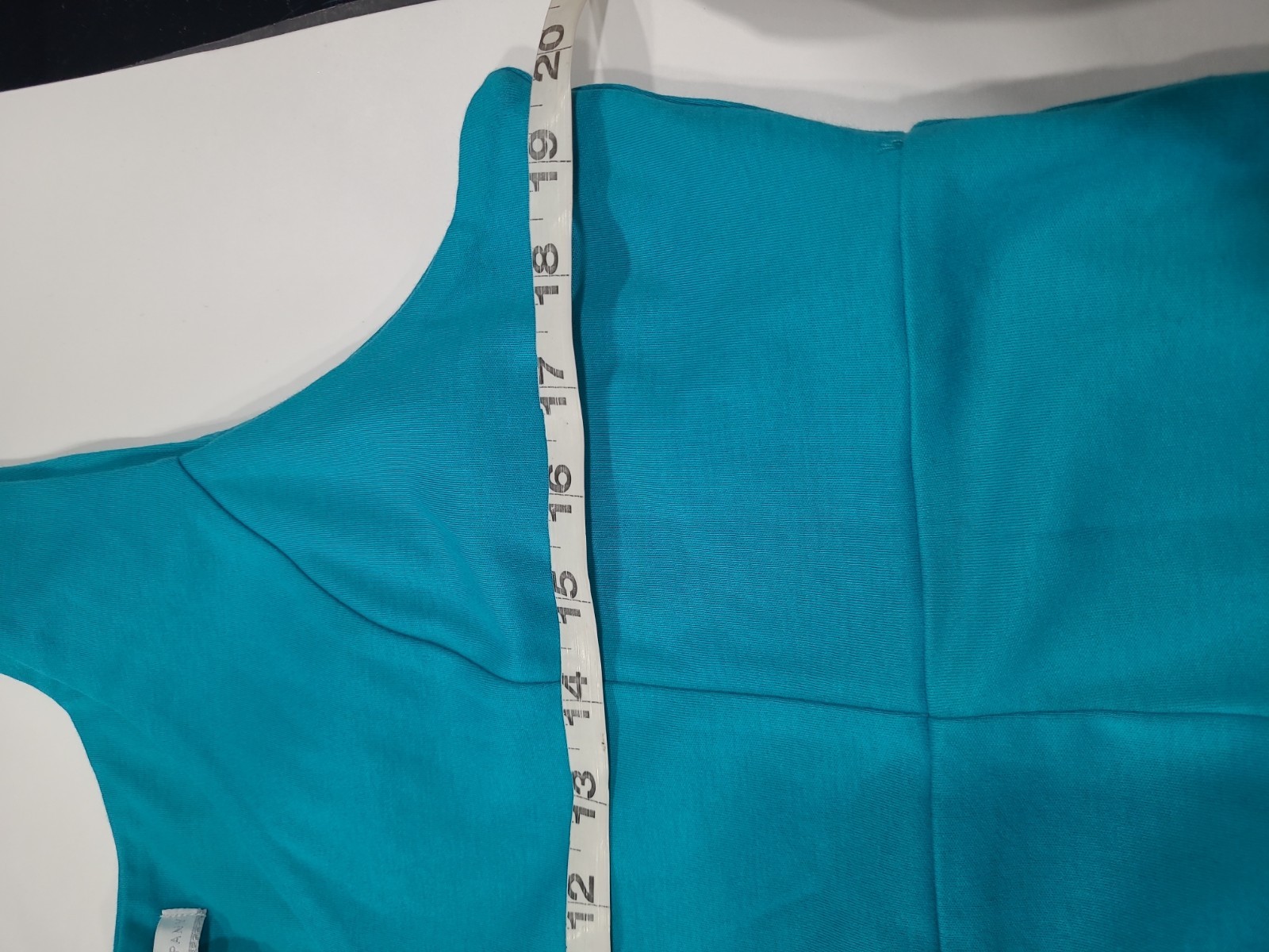 New York & Co Women’s Teal Solid V-Neck Sleeveless Knit Dress Sz XL 100% Cotton