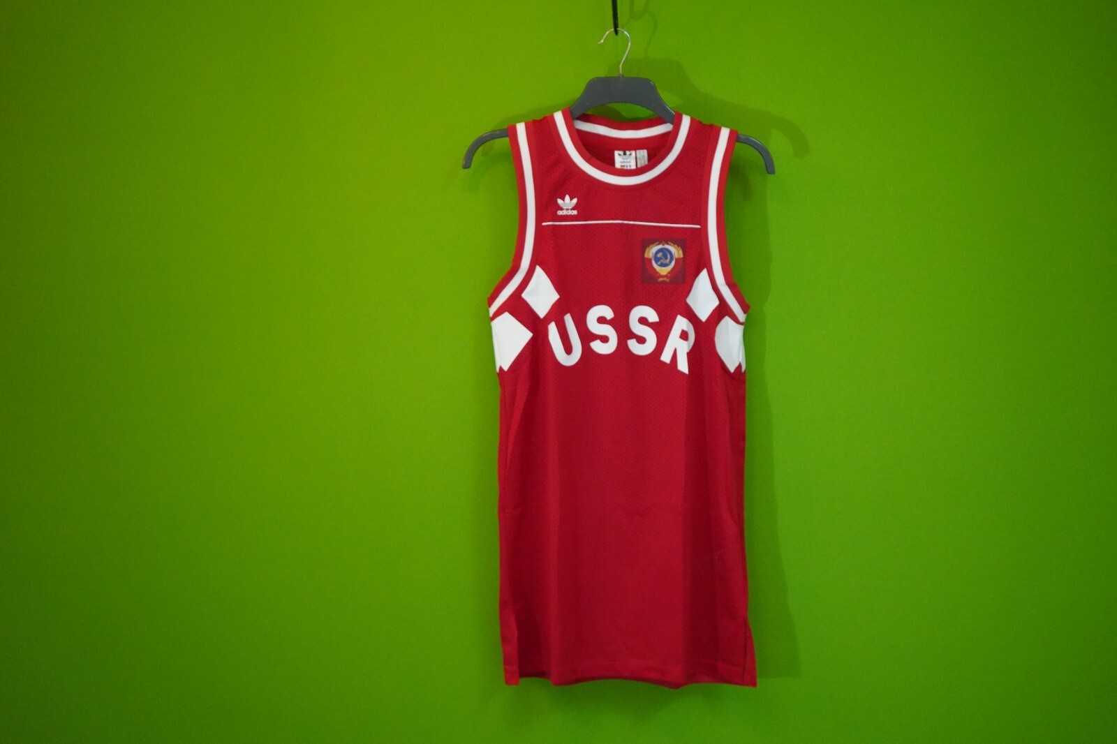 Adidas Originals Tank Dress RUS | Scarlet Red | Retro Streetwear Jersey Style