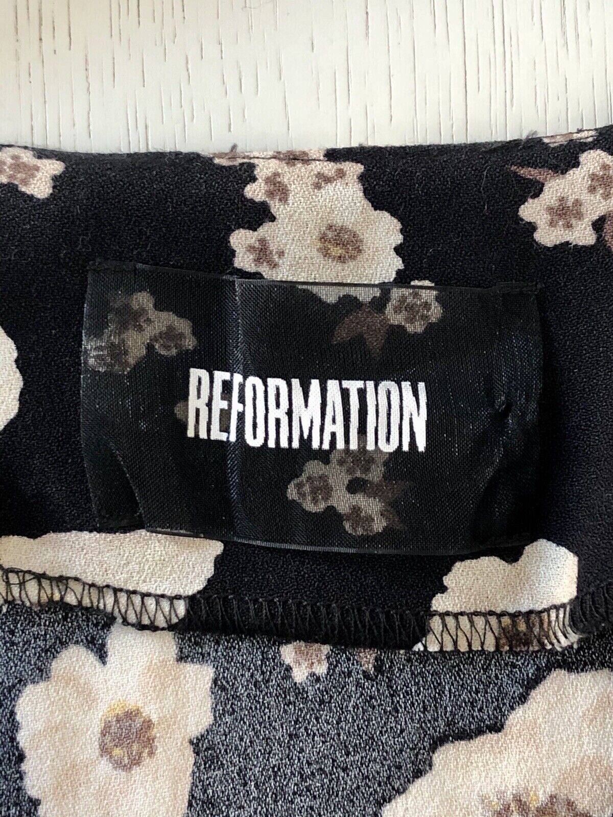 REFORMATION Dolce Dress – Alpine Floral Print US2 (UK6) NEW WITH TAGS RRP £215