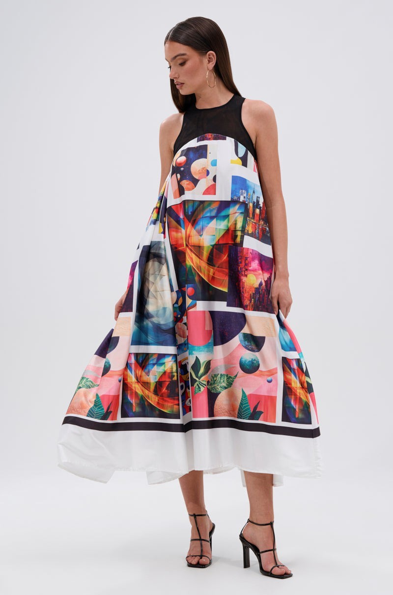 Akira Women’s Put Me In A MUSEUM Dress Size Large