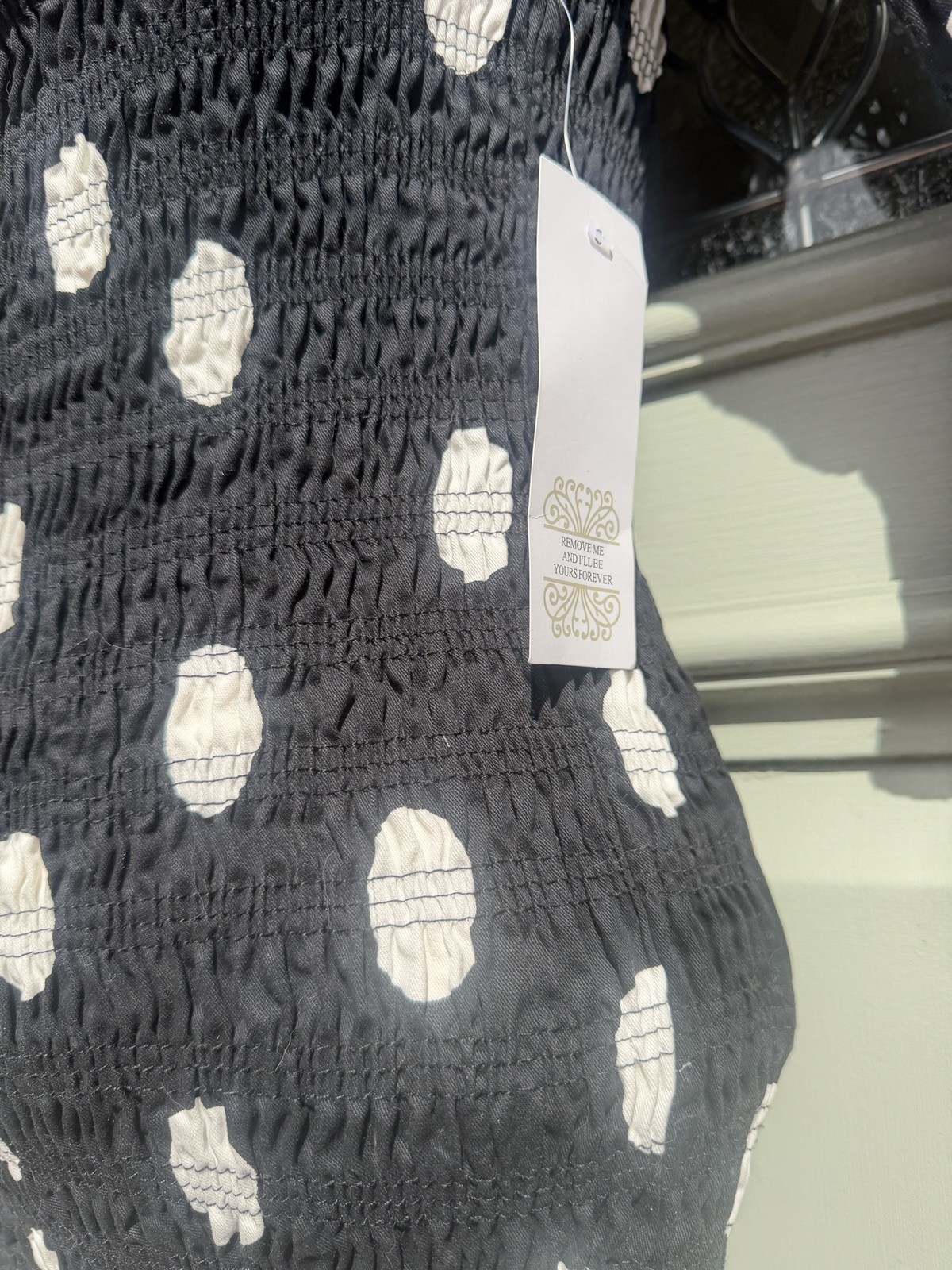 Never Fully Dressed Black Minnie jojo spotty wiggle Dress Size 6 b100