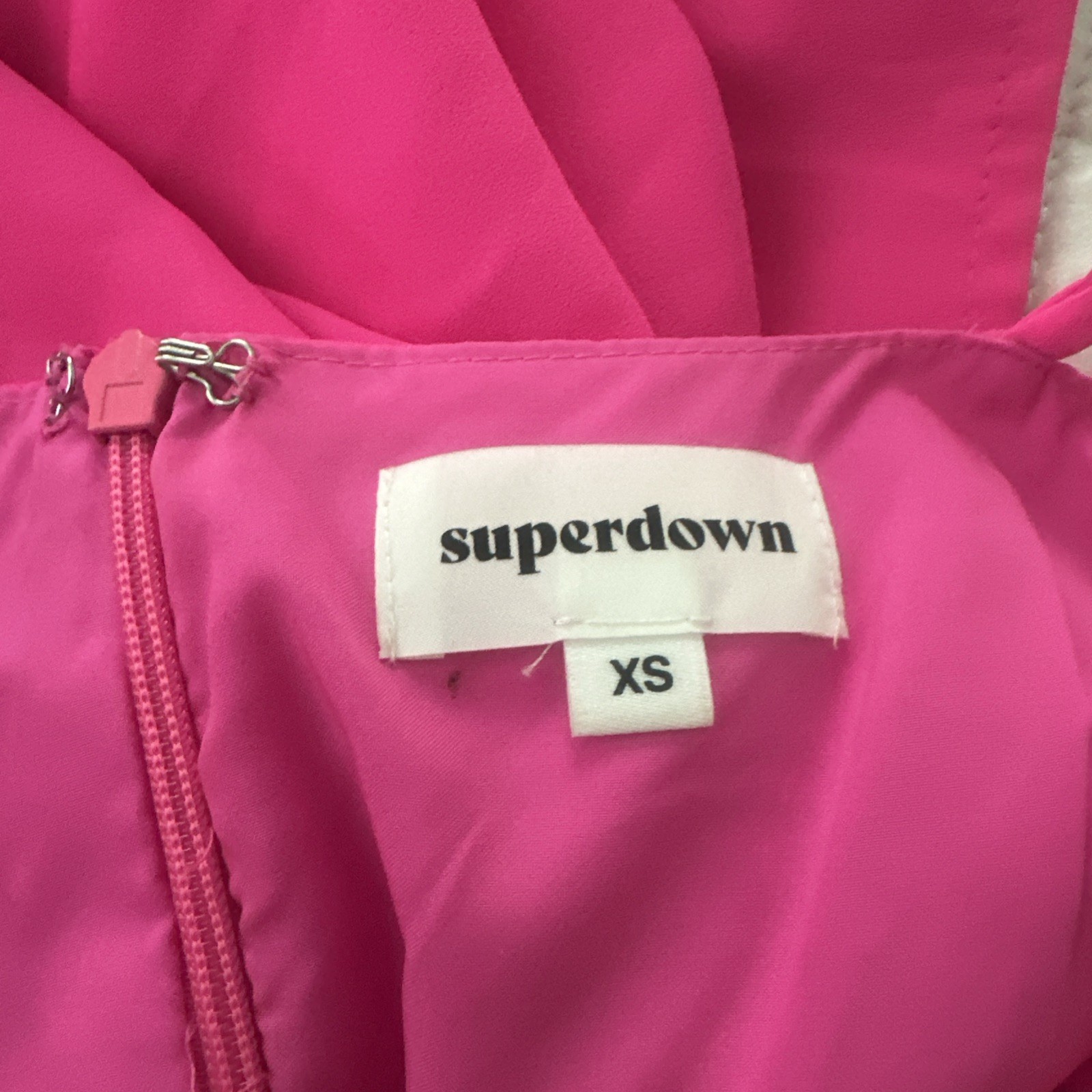 Superdown Dress Womens XS Pink Addison Maxi Indie Cocktail Formal Wedding Guest