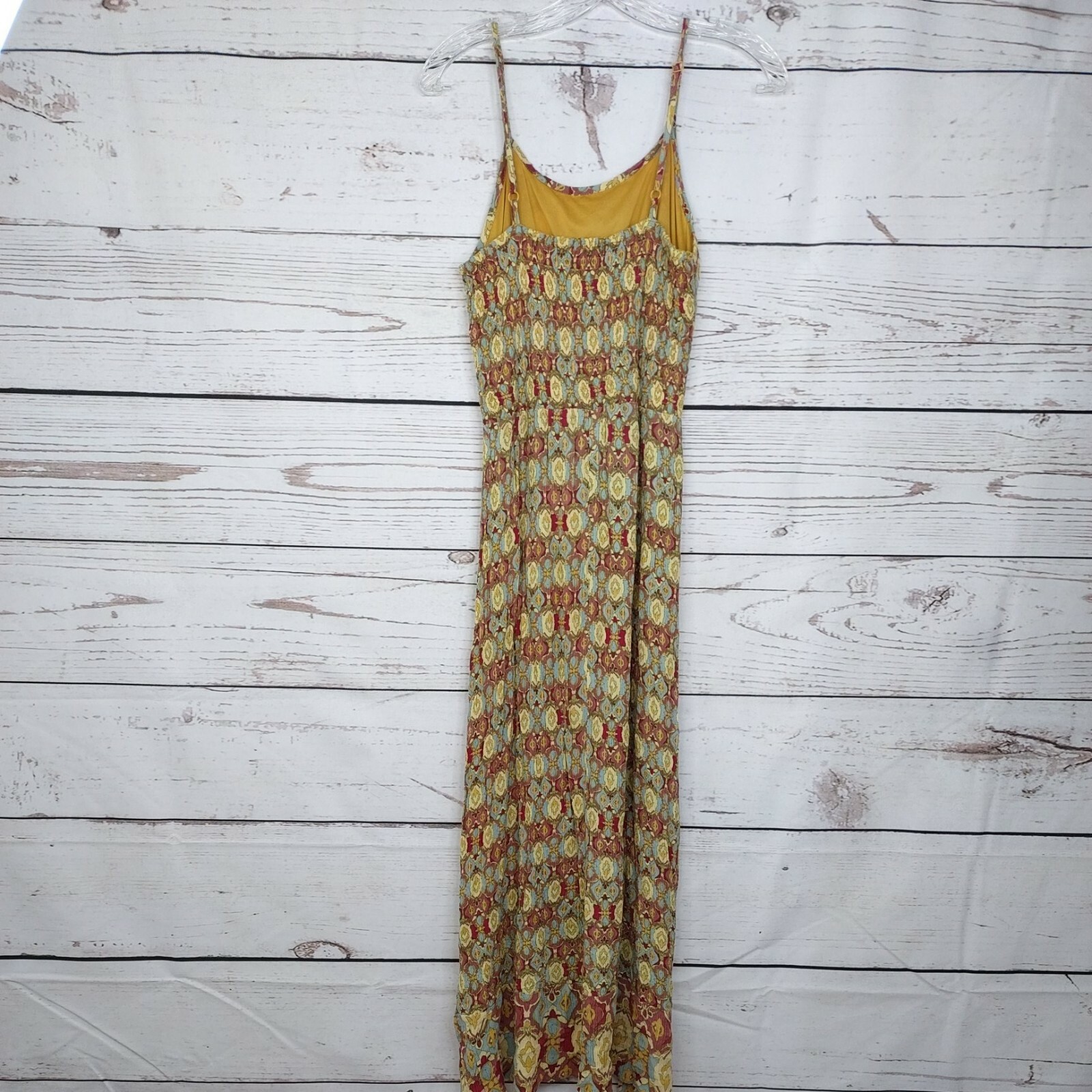 Mile Gabrielle Womens Sleeveless Floral Stretchy Dress Multicolor Size Med Used