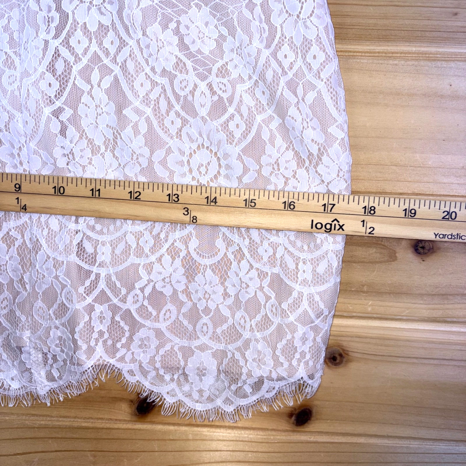Superdown Dress Womens Small White Lace Beige Lottie Bustier Mini Dress