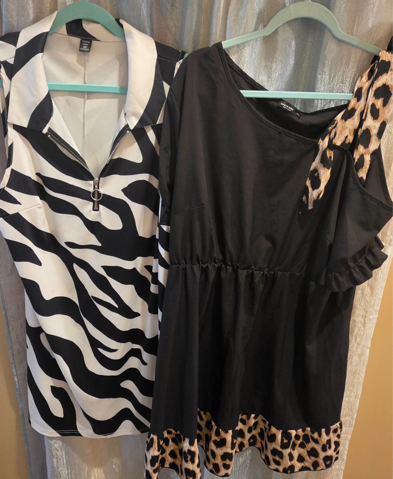 Animal print dresses