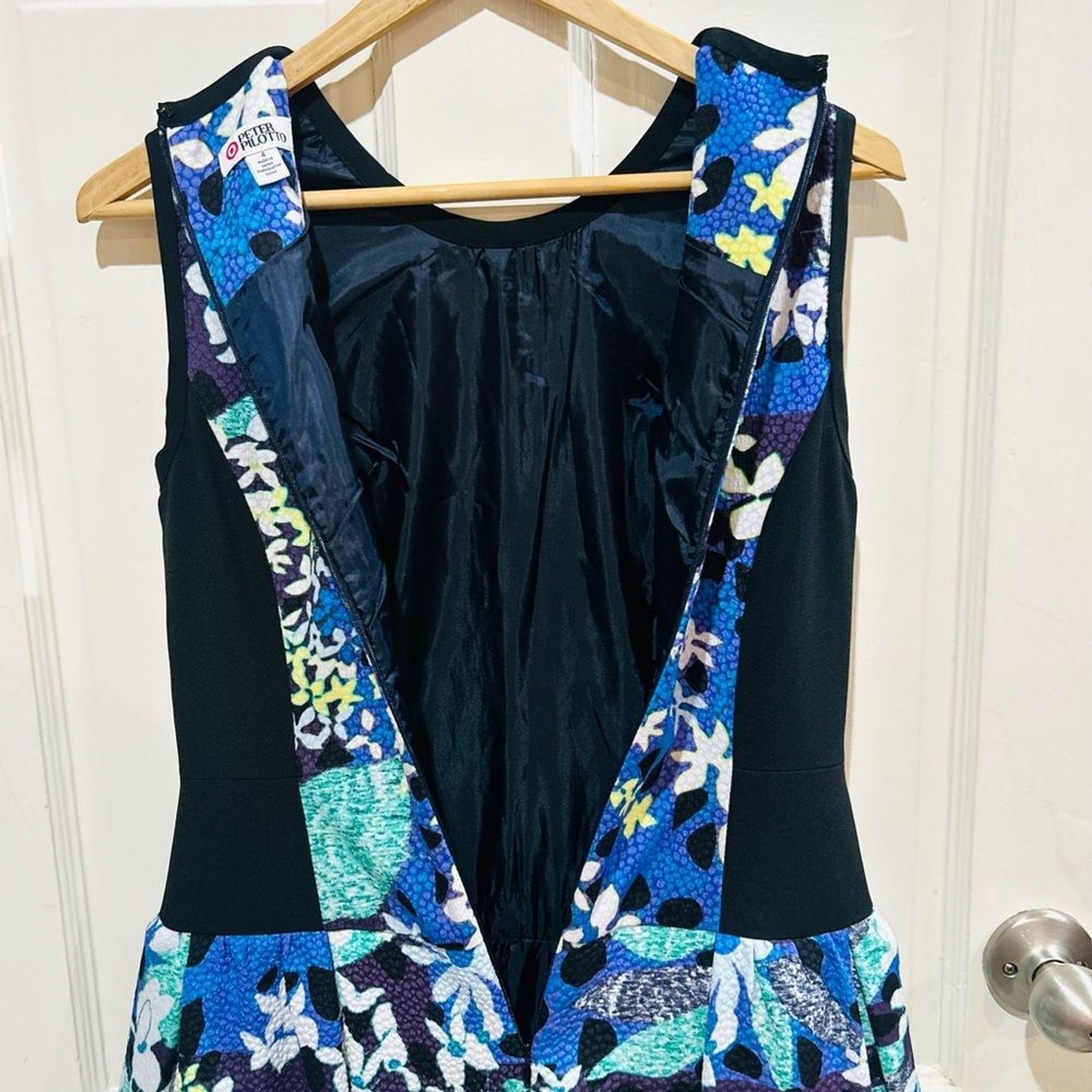 Peter Pilotto x Target Fit & Flare Floral Petticoat Designer Dress Retro Size 4