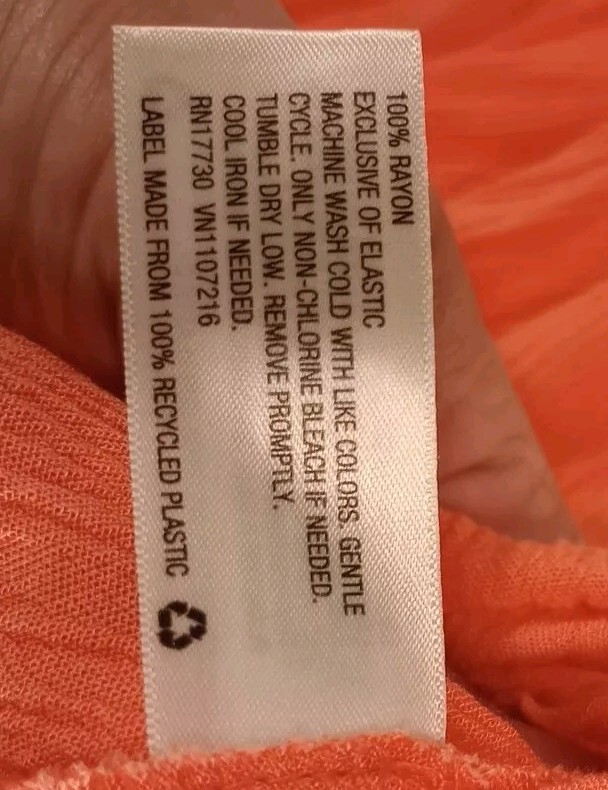 Mossimo Supply Co Sundress Womens Medium Orange Thin Straps Crew Neck