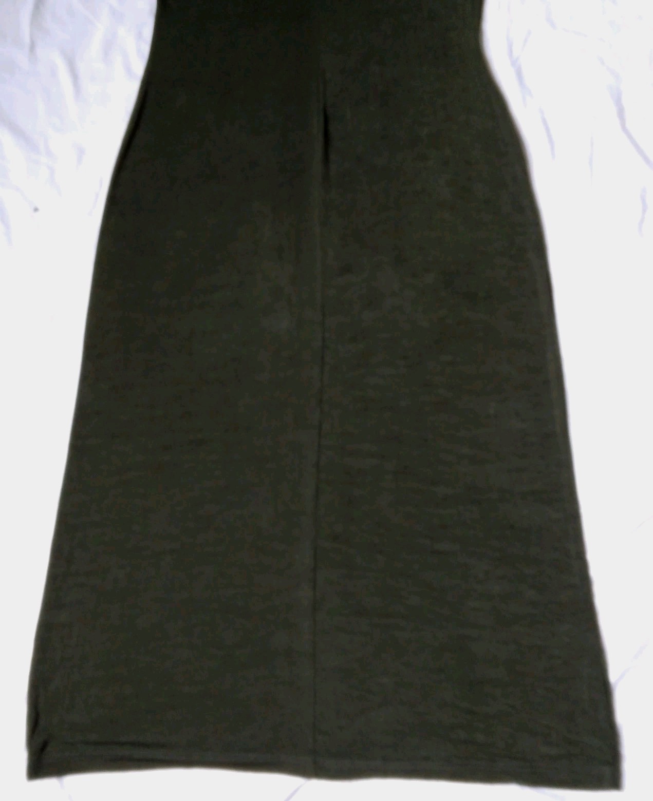 Vintage Coldwater Creek Acetate Blend Stretch Maxi Dress Green Womens Medium