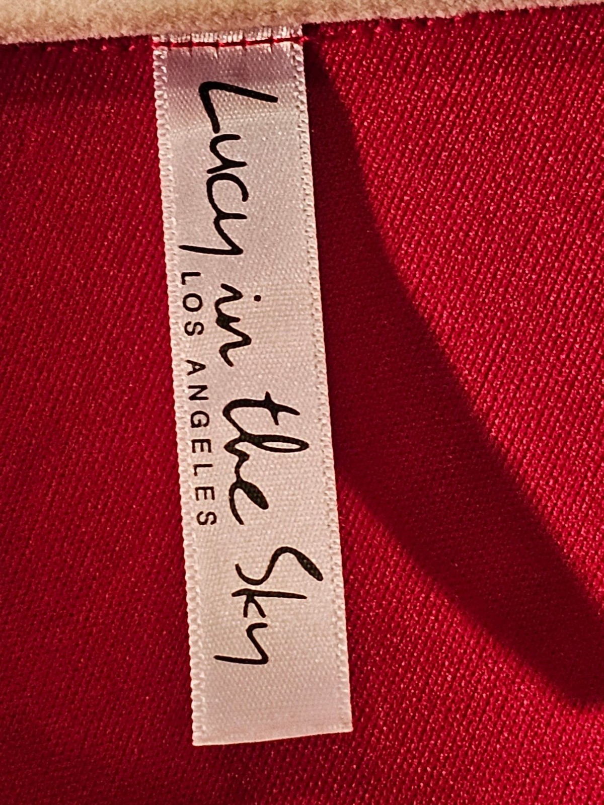 Lucy in the Sky Red Mesh One-Shoulder Ruched Mini Dress