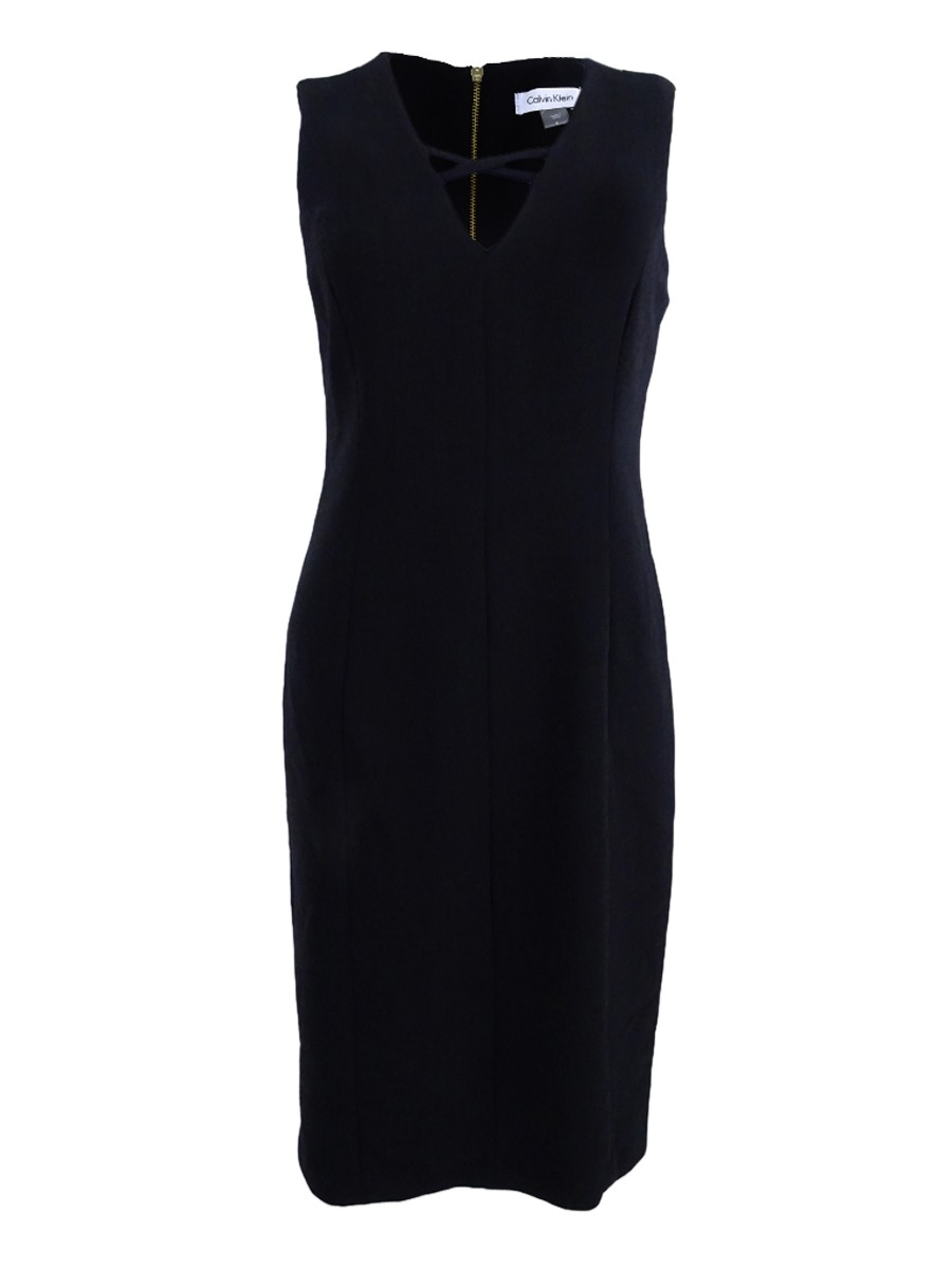 Calvin Klein Women’s Crepe Sheath Dress