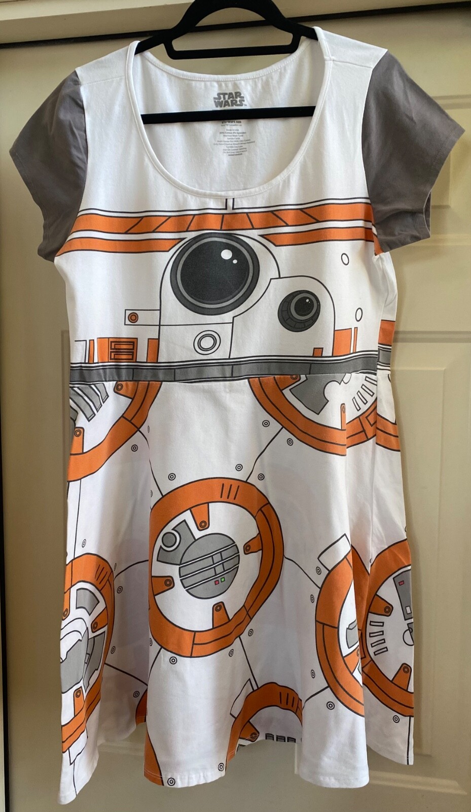Star Wars BB-8 Womens Mighty Fine Skater Dress With Hat and Sock Accessories