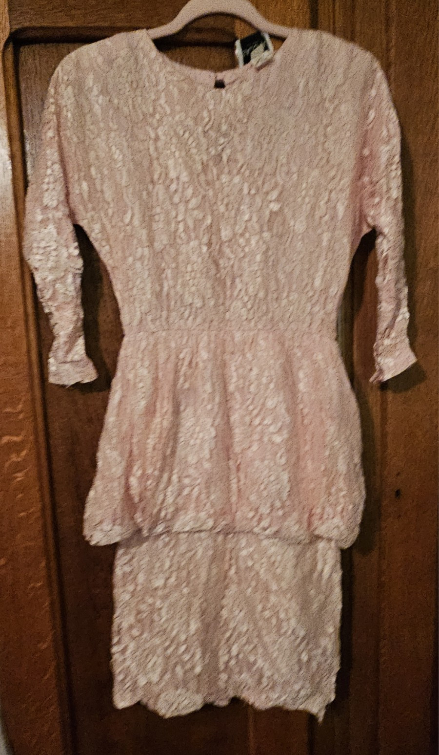 Vintage 80’s Isadora New York Peplum Dress. 1 owner.