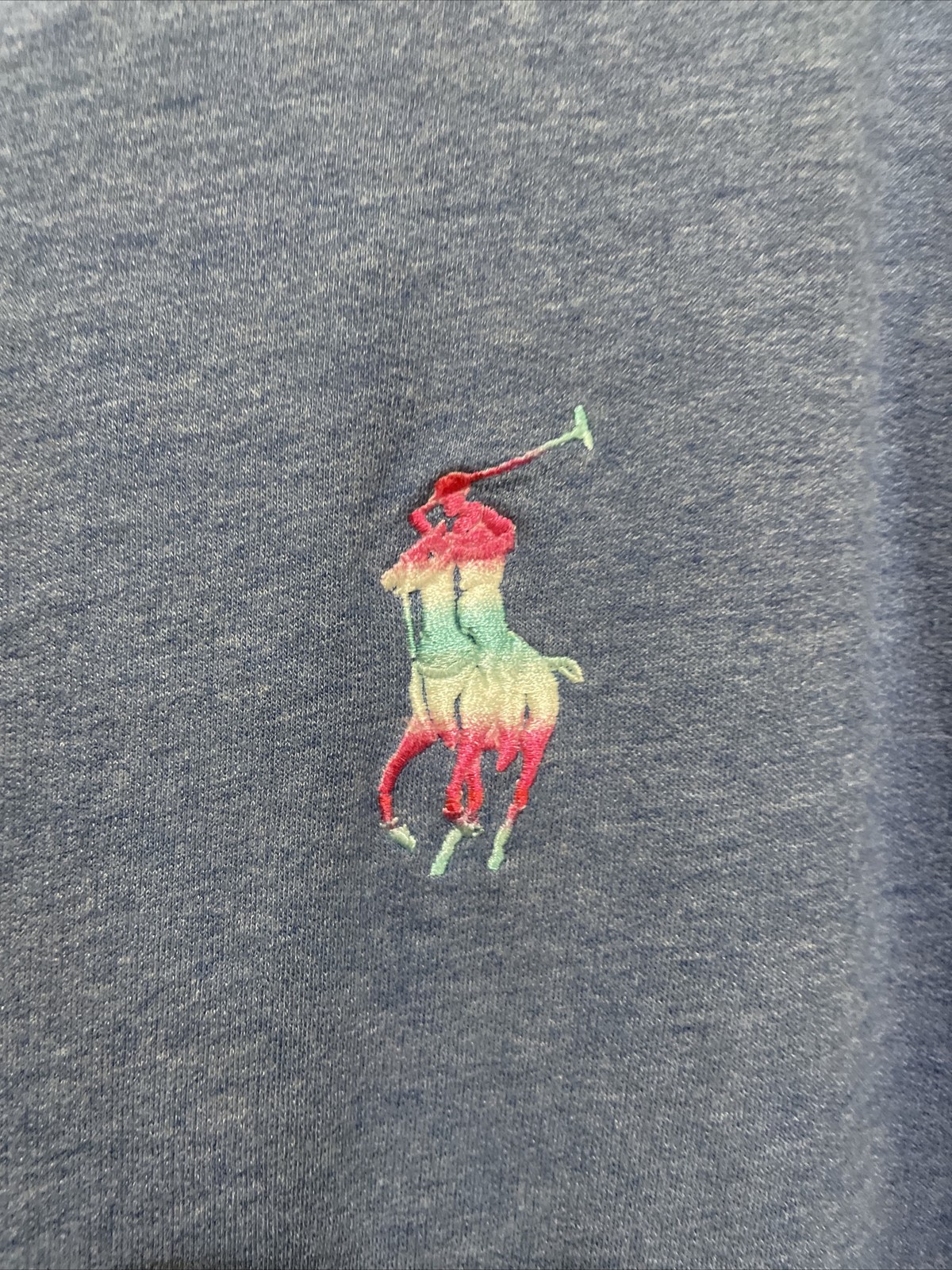 Polo Ralph Lauren Big Pony Pockets Blue Tee Shirt Lounge Shift Dress Small