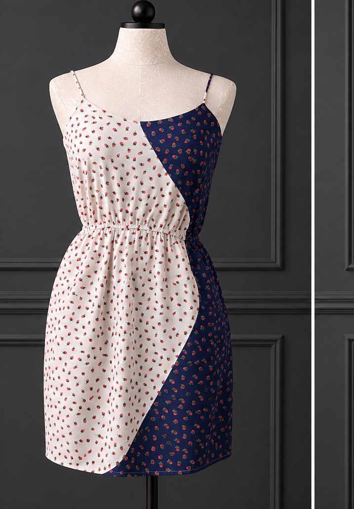 Strawberry Print Dress