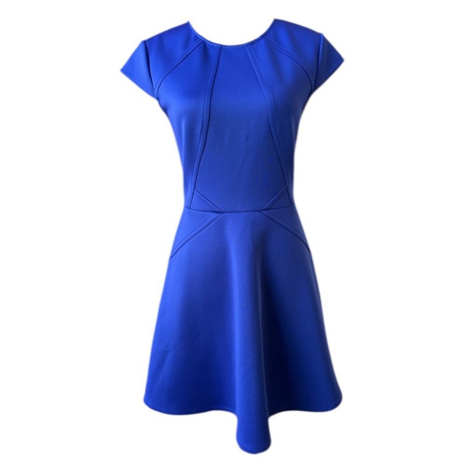 Ted Baker London Fit & Flare Scuba Dress – Royal Blue – Size 2 (US 6)
