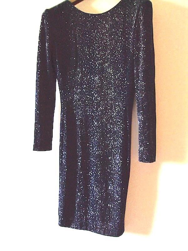 Women Joseph Ribkoff Dress Navy Acetate 38 / M /