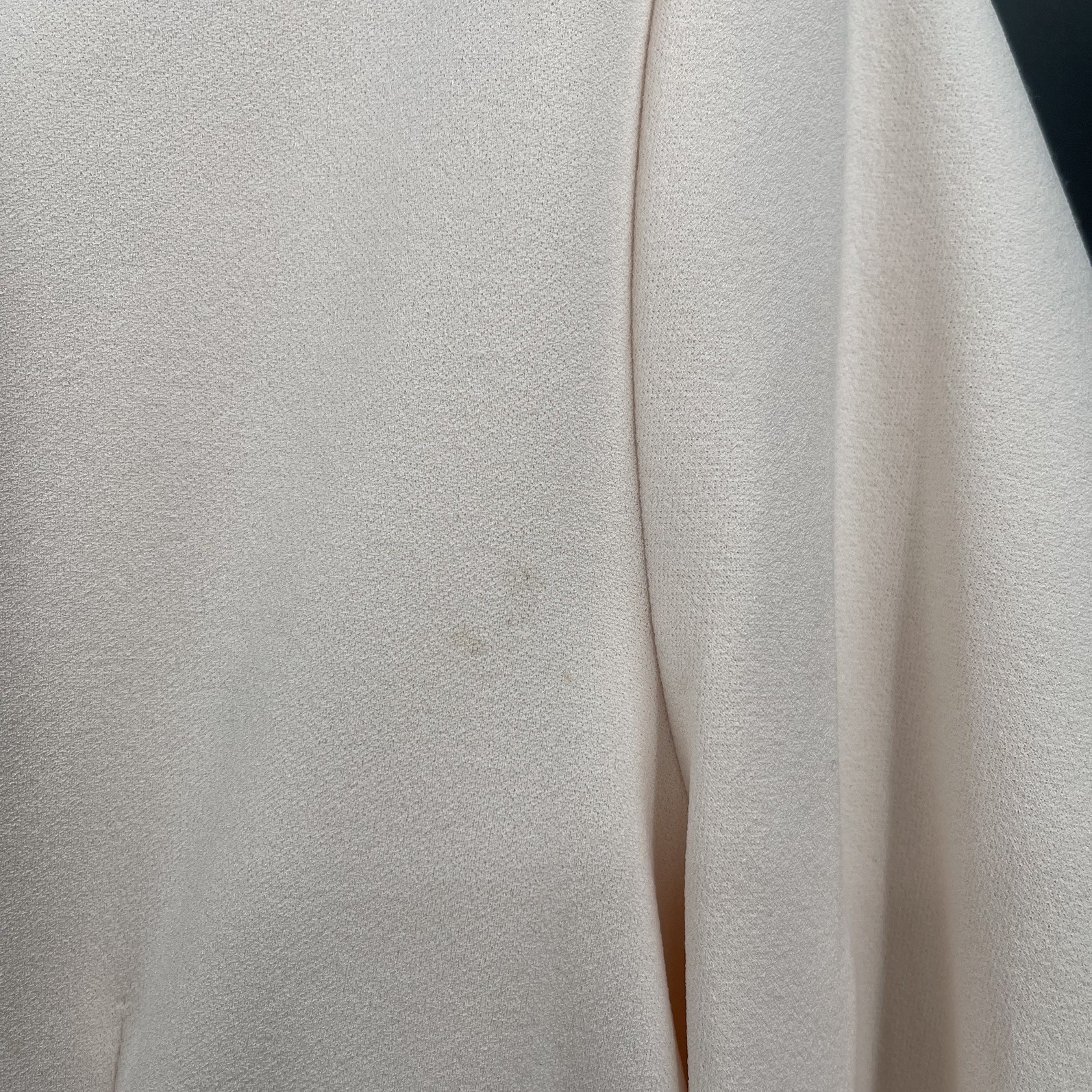 Calvin Klein Vietnam Pastel Pink Powder Sheath Dress Layered Bell Sleeve 12