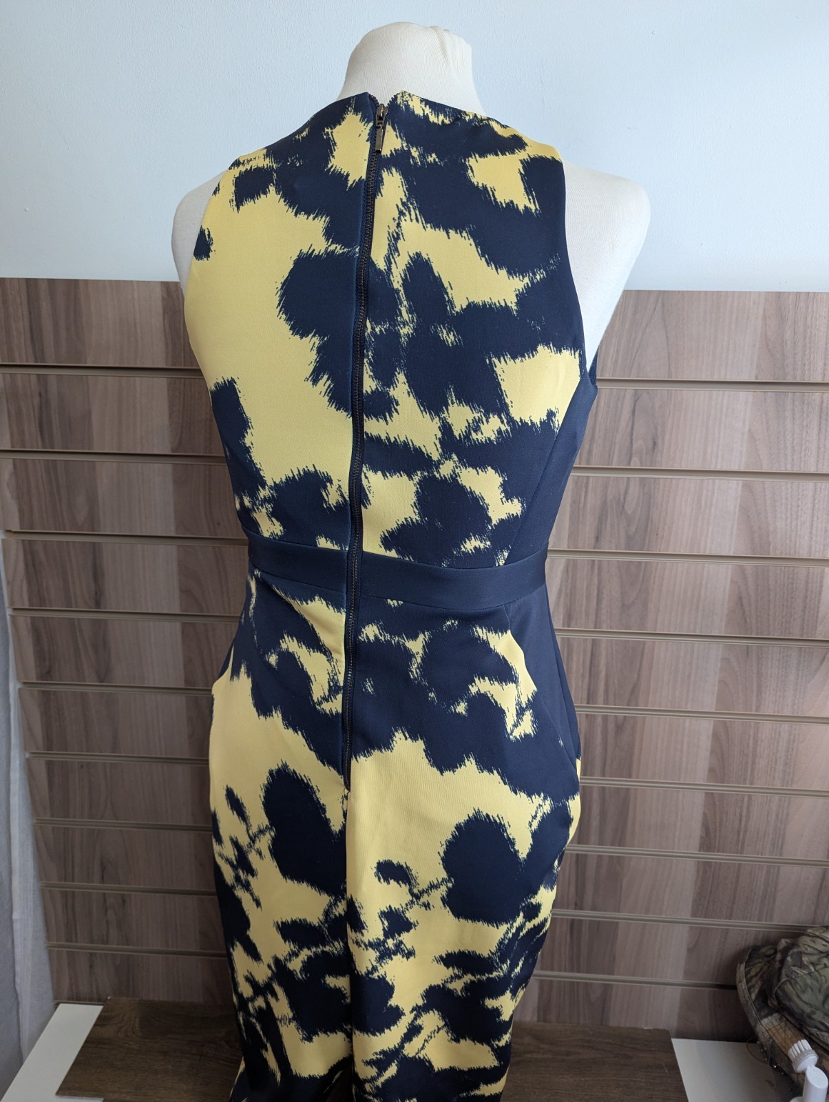 Coast Fitted Stretch Dress Ladies Summer Holiday Luxury Long Zip Flash UK 12