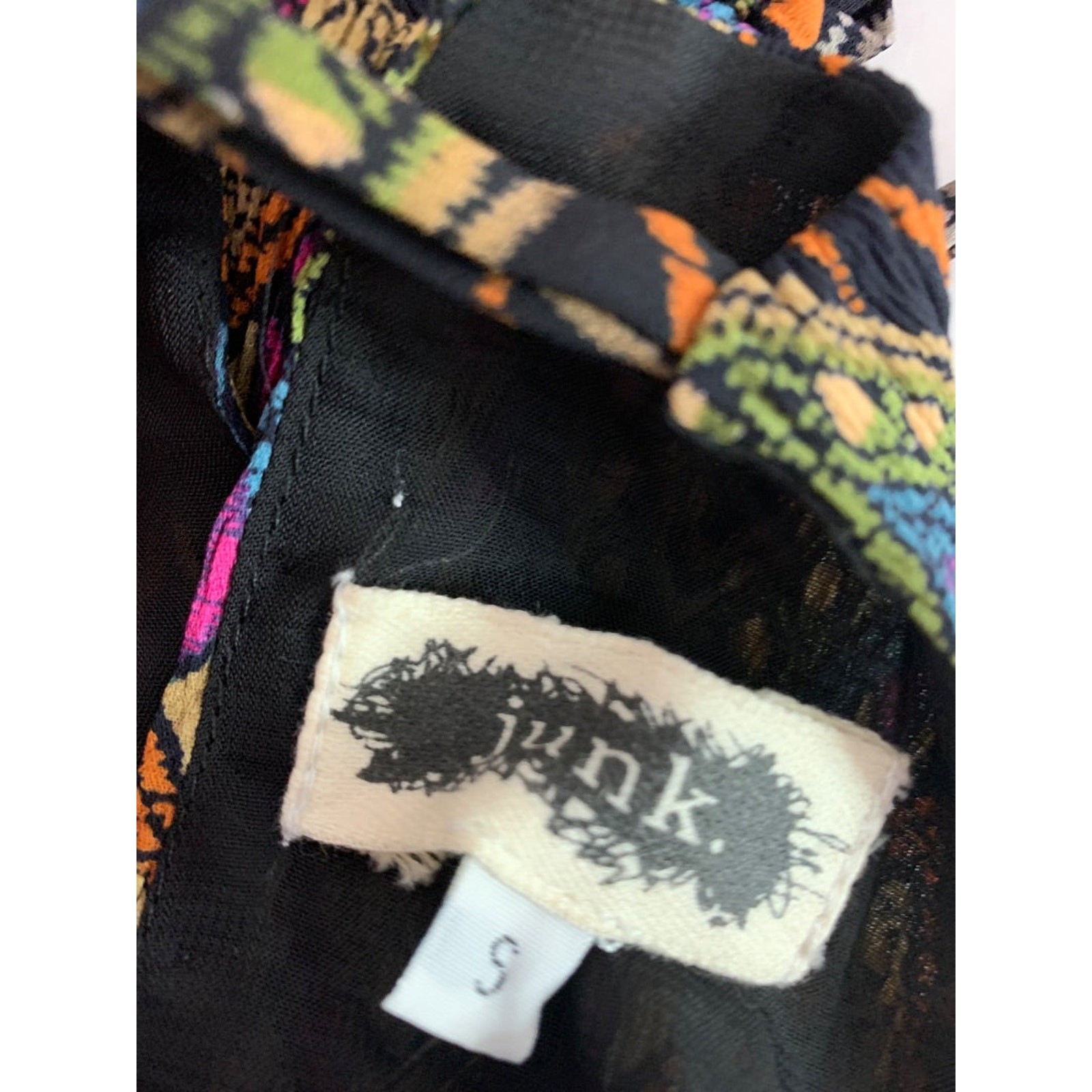 Small Junk Clothing New Tribal Aztec Print Maxi Dress Lined