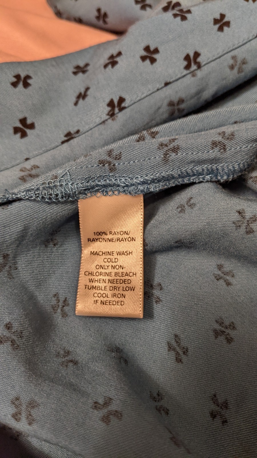Loft Teal Blue Sleeveless Drawstring Floral Print Dress Size Large