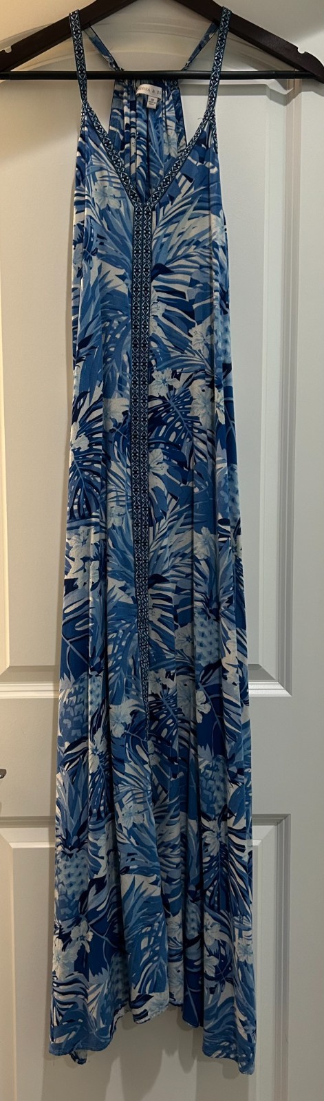 America & Beyond Maxi Sleeveless Dress Size M Pre-Owned – Good Condition