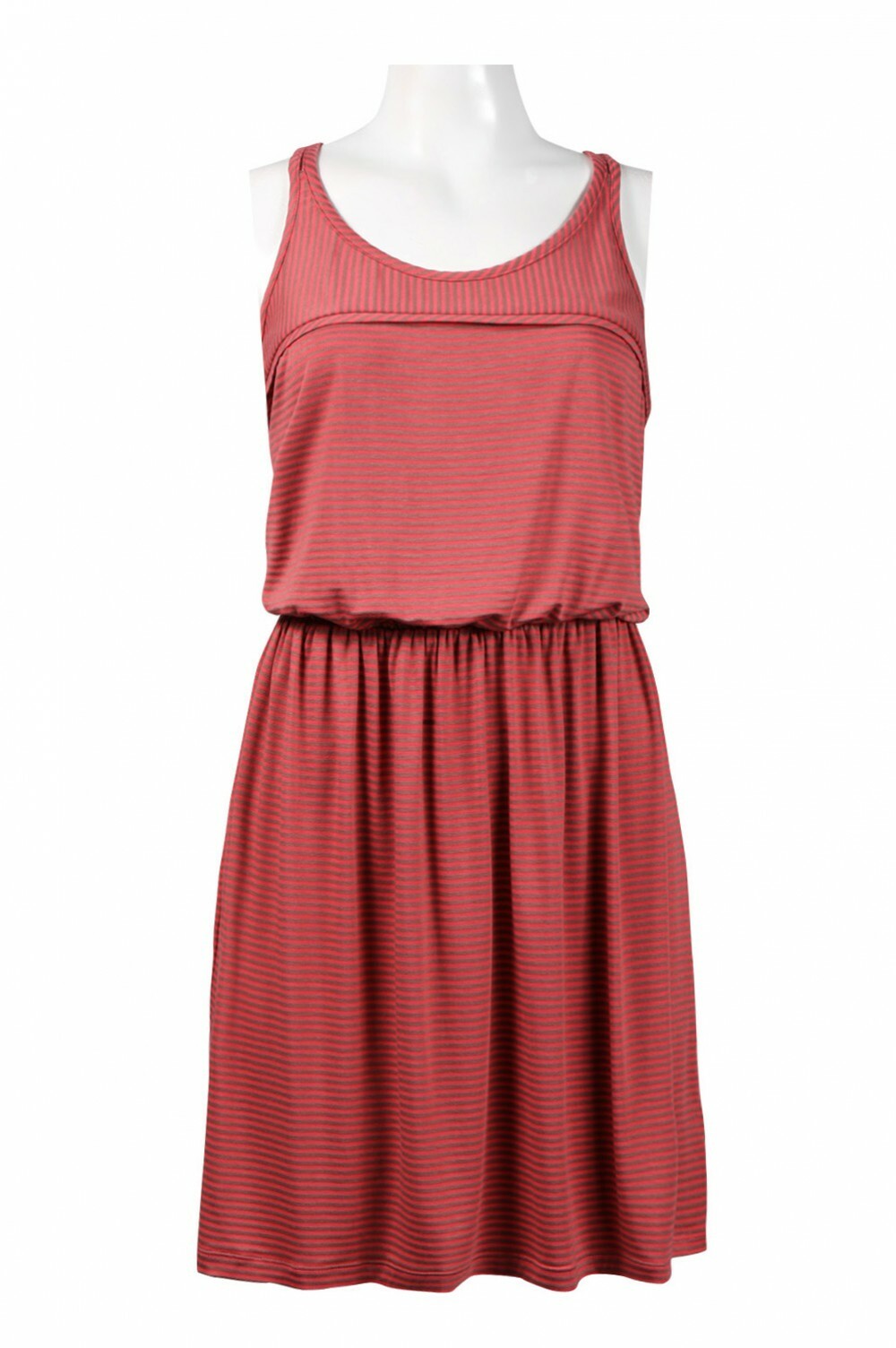 Suzi Chin Racerback Striped Jersey Dress XL Persimmon NWT $119