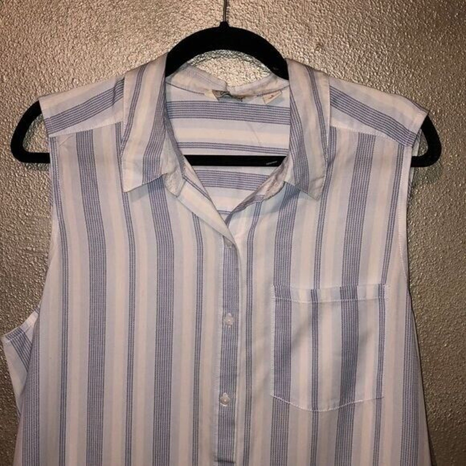 Caffe Marrakesh Preppy Academia Nautical Office Sleeveless Tensile Stripe Dress