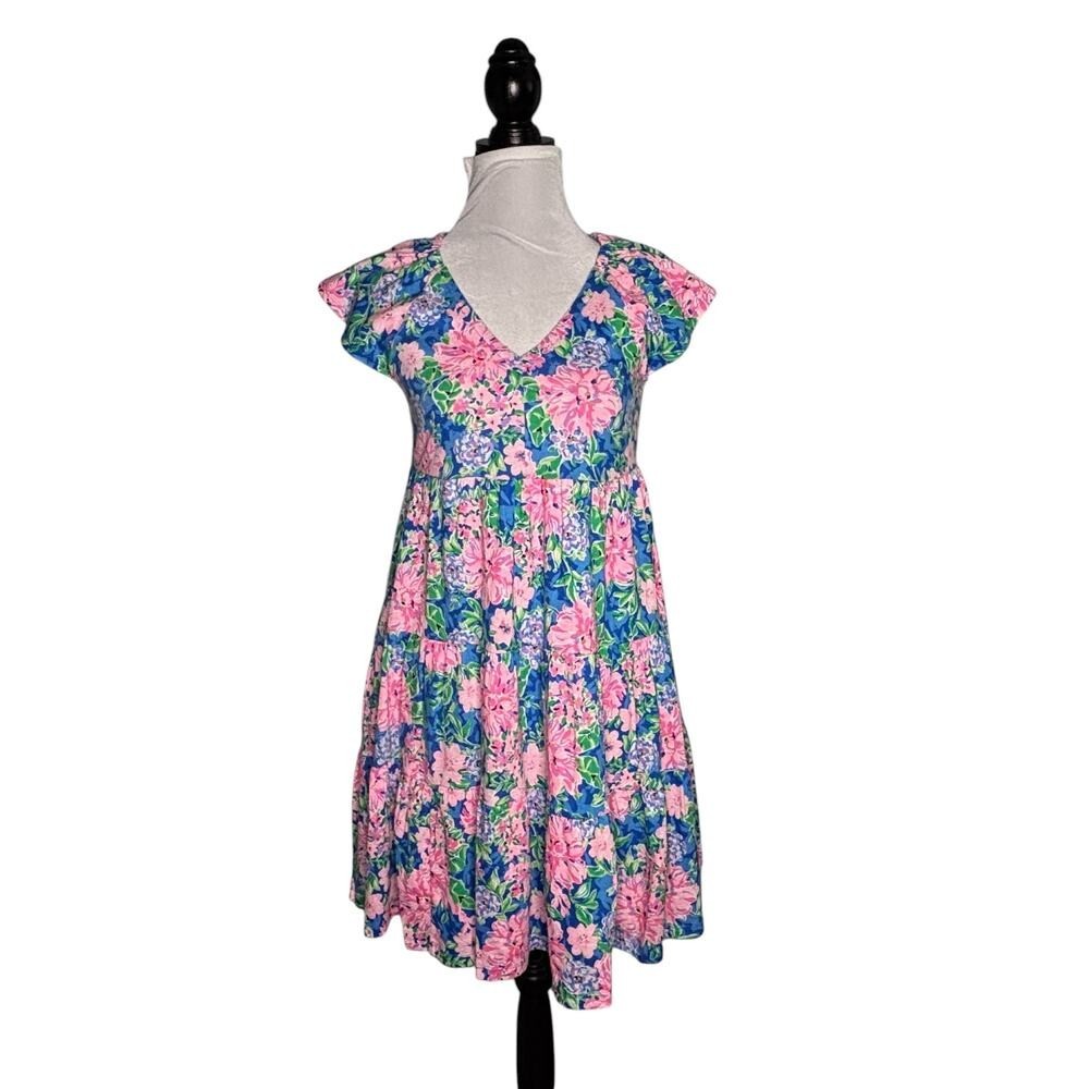 NEW! Lilly Pulitzer Kawai Flutter Sleeve Dress NWT Size M 0092