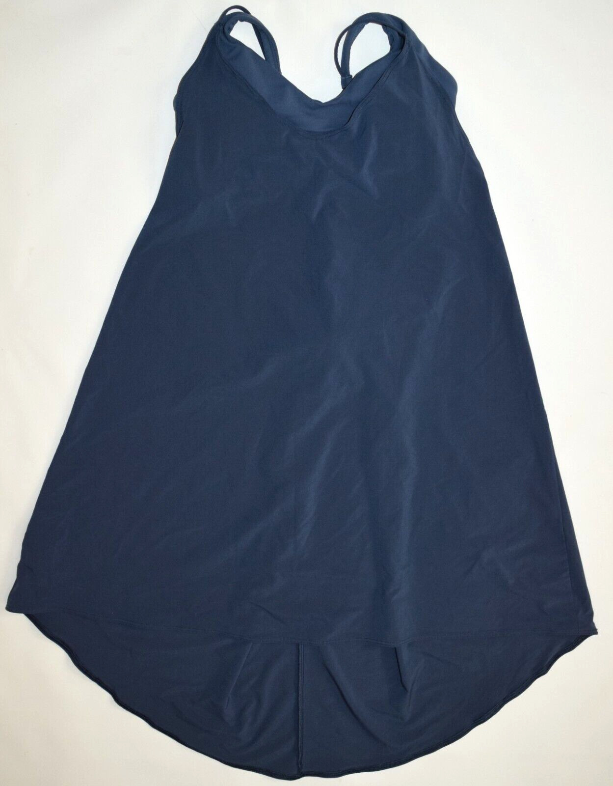 ATHLETA Solace Support Dress Iron BLue Built-In Sports Bra 538823 Womens XS