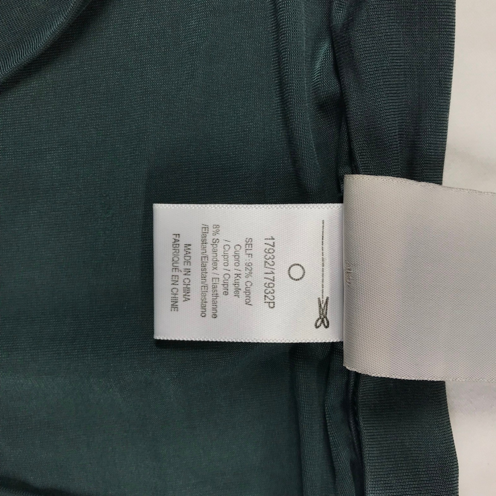 Dolan Left Coast Collection Green Cupro V-Neck Shift Dress Pockets XS 17932P