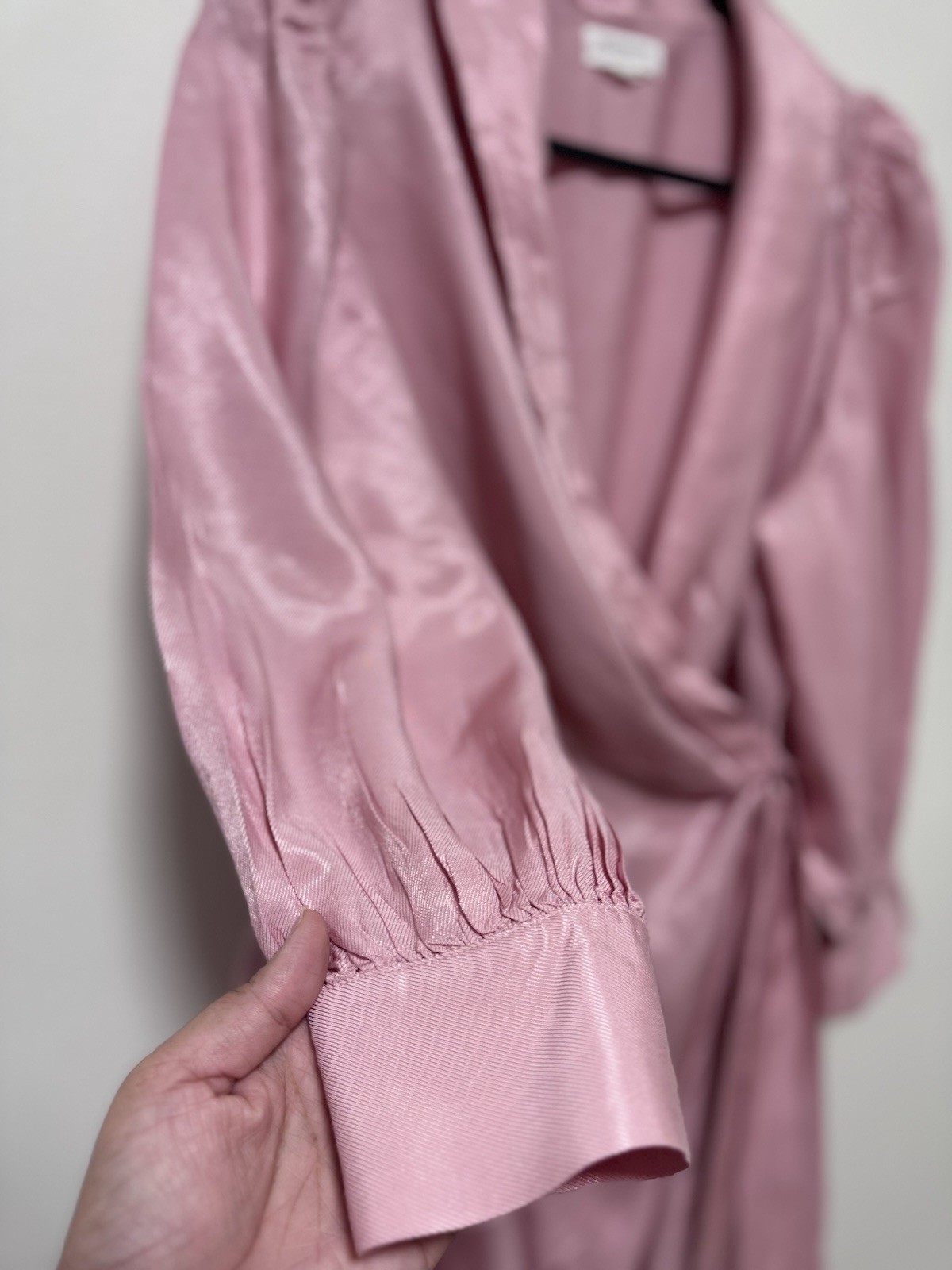 Hudson North Pink Wrap Short Dress Size XL