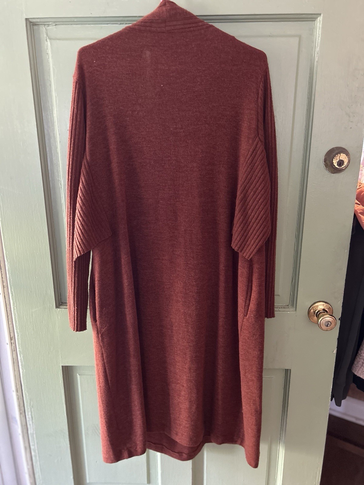 Gershon Bram Womens Dress Wool Oversized Lagenlook Art To Wear MIDI Maxi