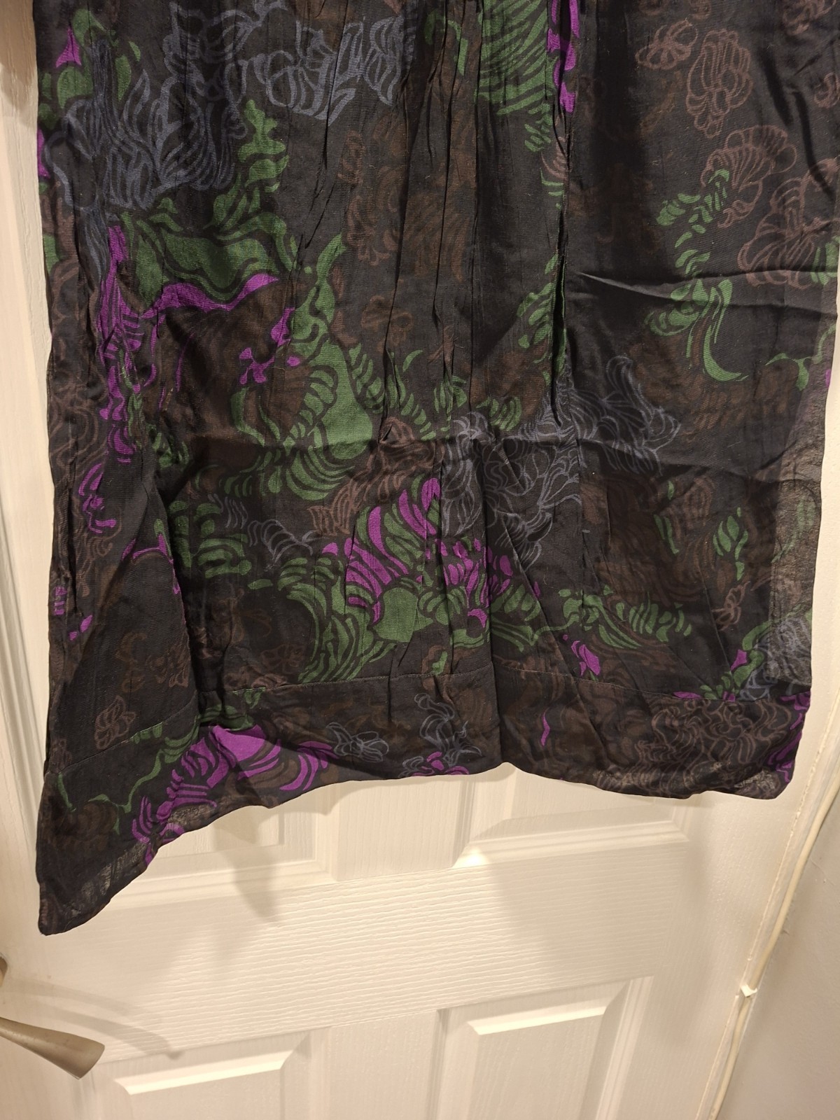FRENCH CONNECTION Womens Modal Bubble Hem Floral Shift Mini Dress Shirt Blouse