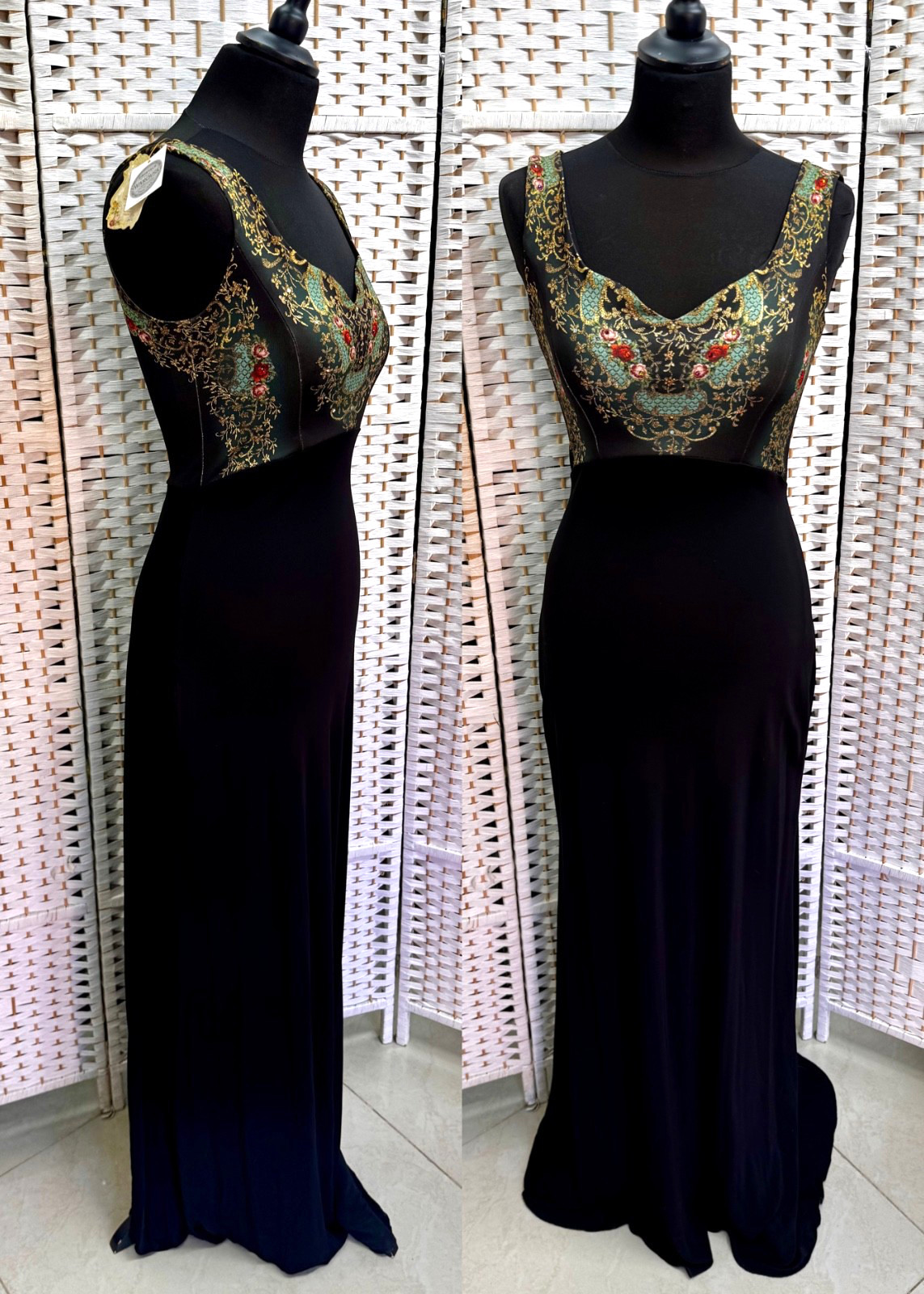 Michal Negrin Elegant Full length Floral dress Size – XS – NWT #1#