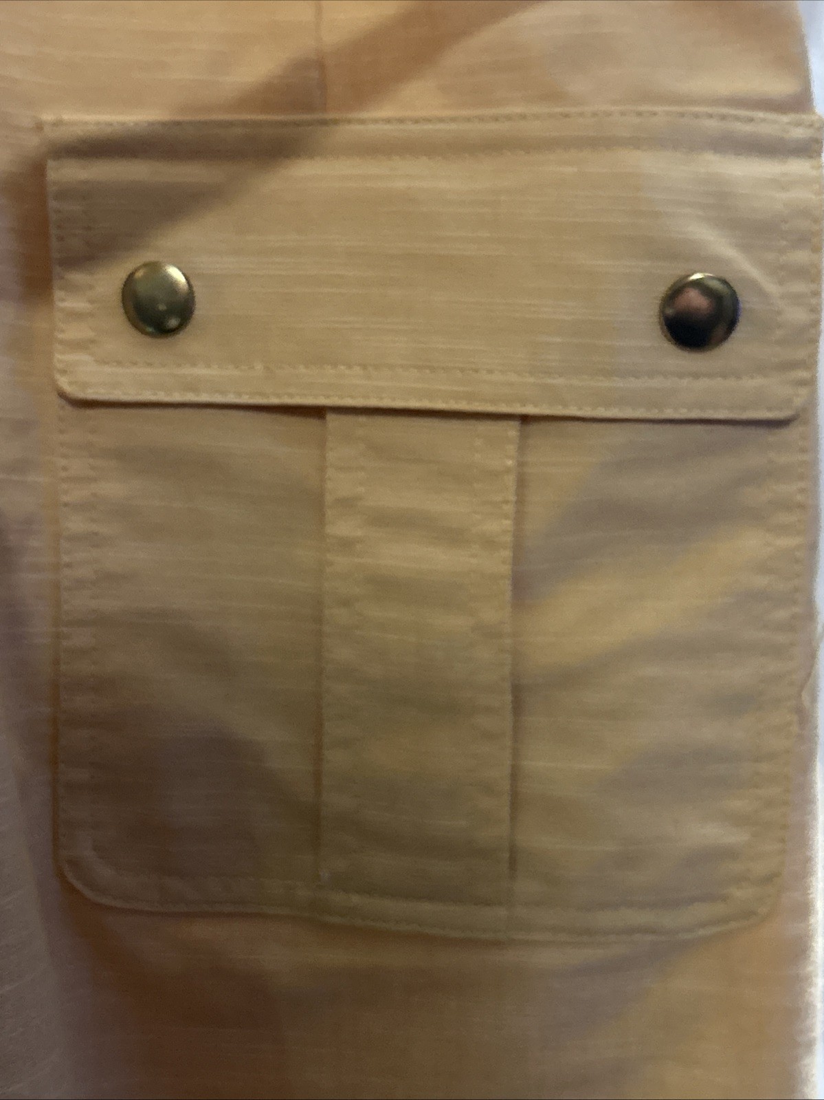 Sharagano Dress Yellow Roll Tab Sleeve Utility Career Belted New Size 16