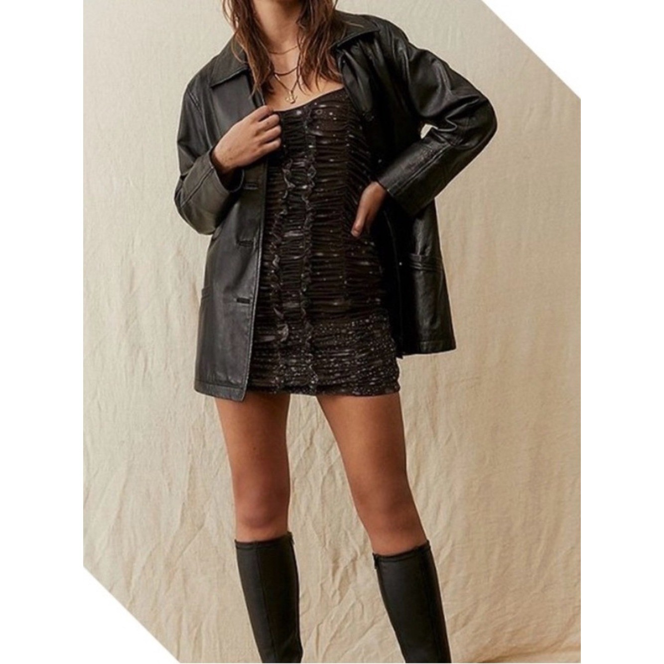 Urban Outfitters Tegan Mesh Bodycon Mini Dress