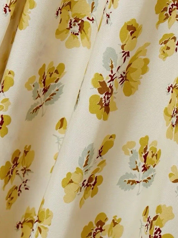 Doen Florencia Midi Dress Silk & Viscose Size S