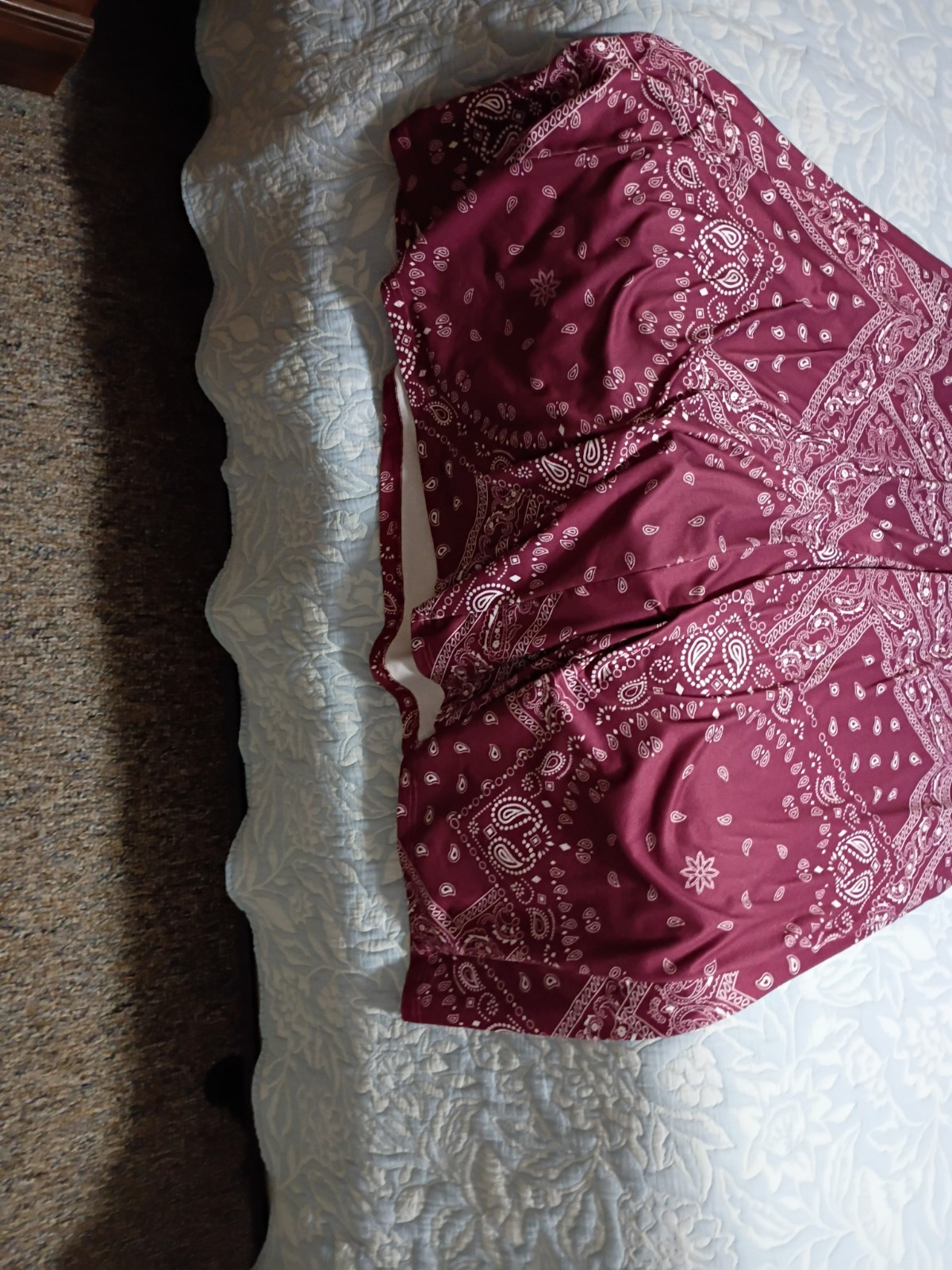 Size 2XL Bandana Dress With Pockets