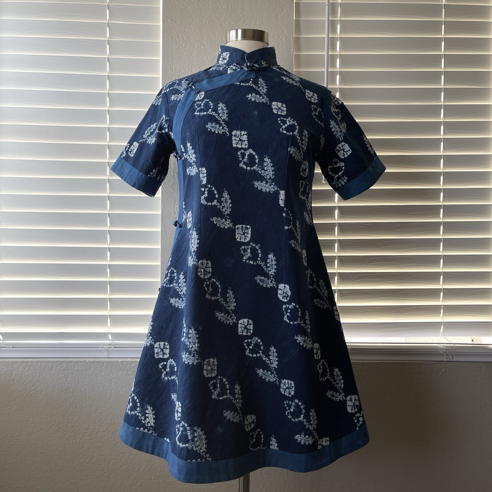 Heaven Handcrafted Chinese Tie-Dye Qipao Dress Cheongsam Size: S | Traditional C