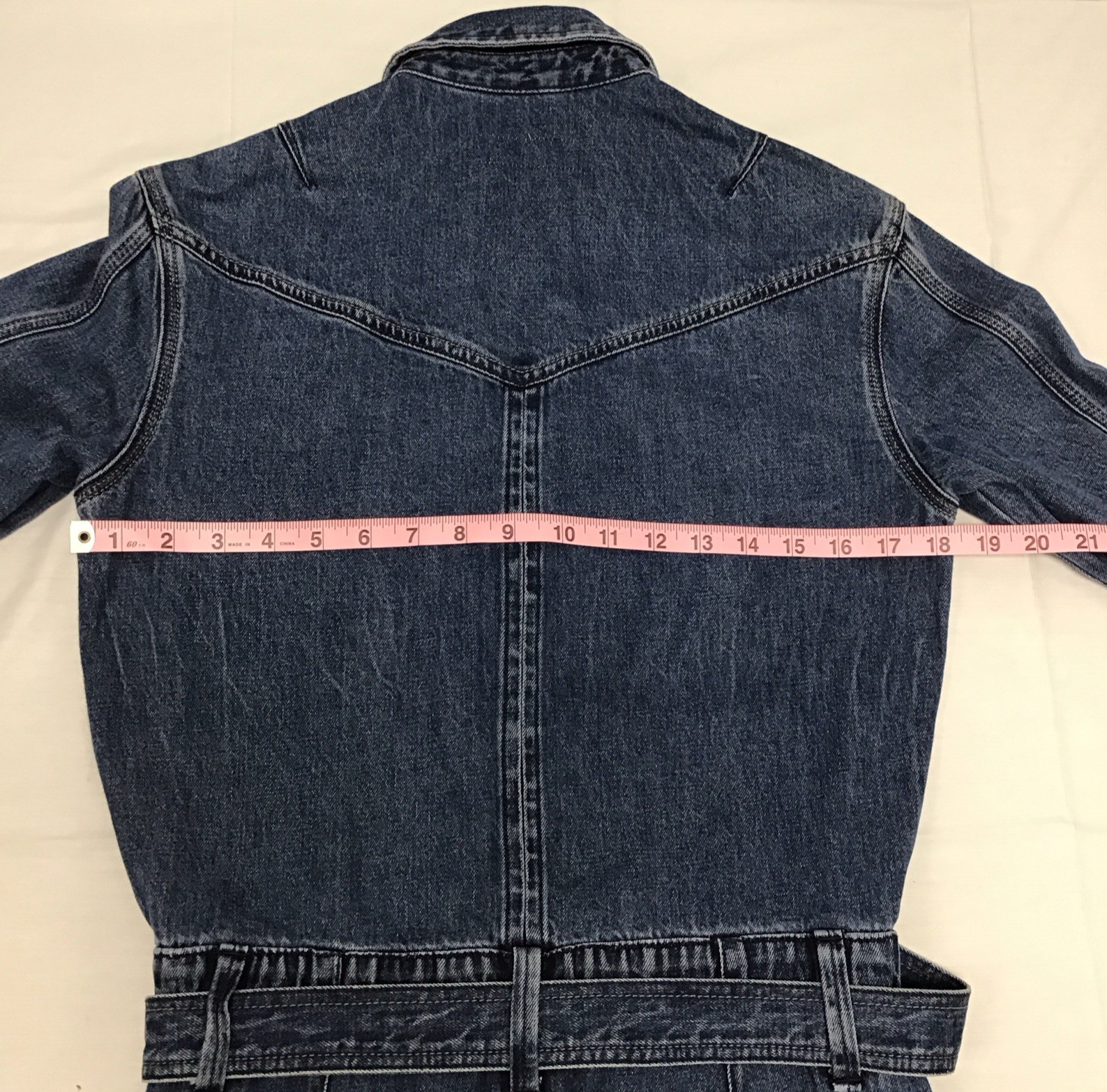 NWT Rag & Bone Mia Belted Midi Jeans Dress in Medium/Dark Wash Blue Size S/P
