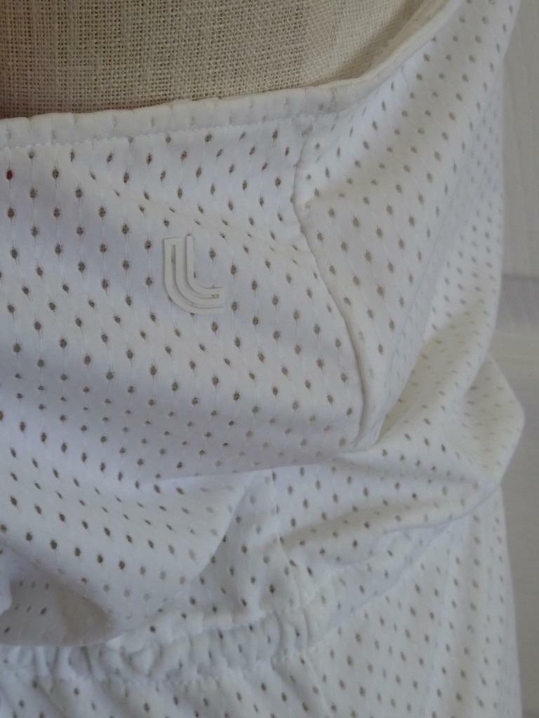 NWT LOLE Paloma White Ruched Drawstring Sides & Waist Razorback Dress/Coverup S