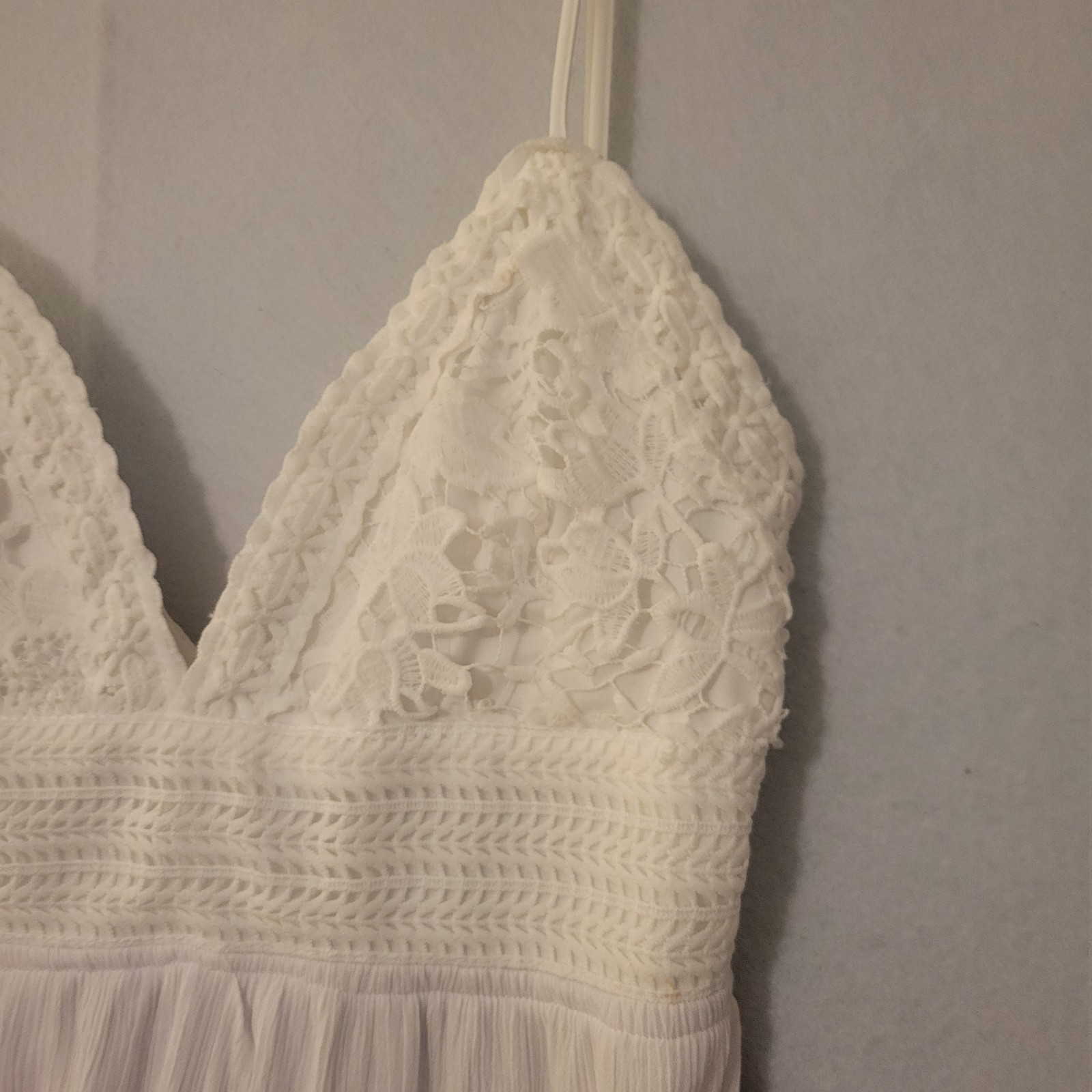 J for Justify Women’s White Embroidered Sundress Size XL