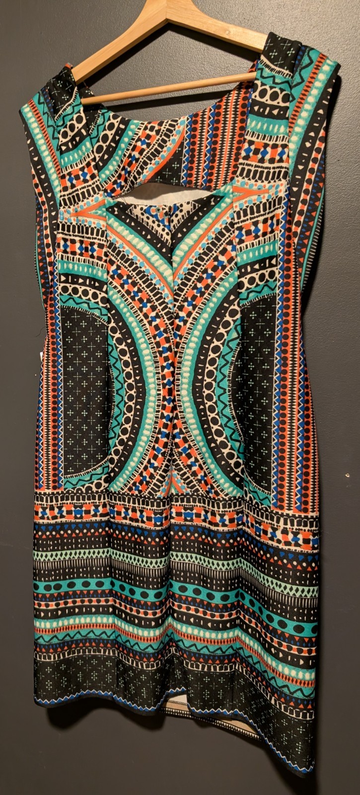 Shelby & Palmer Women’s P aleidoscopePrint Sheath Dress Mod Style Size 12 – NWT