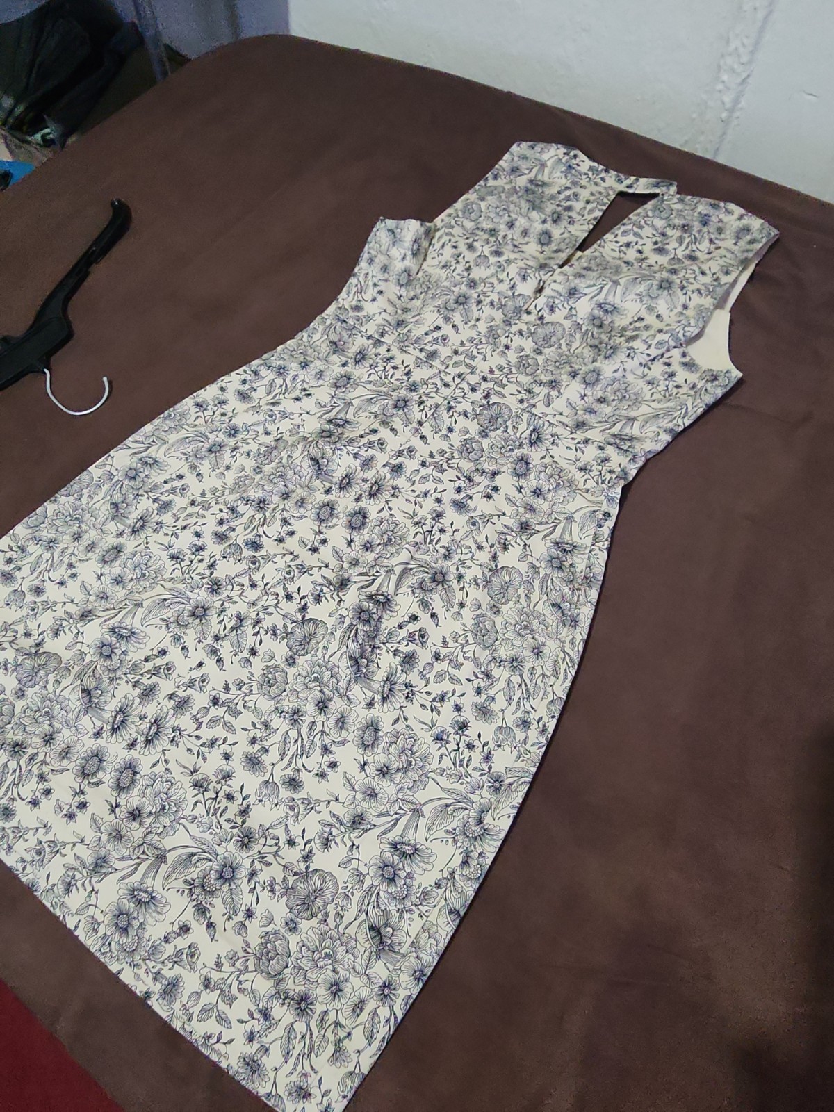 Forever 21..beautiful Print Dress. Black + Bone. stretch..cotton Blend. Sz. Xs.