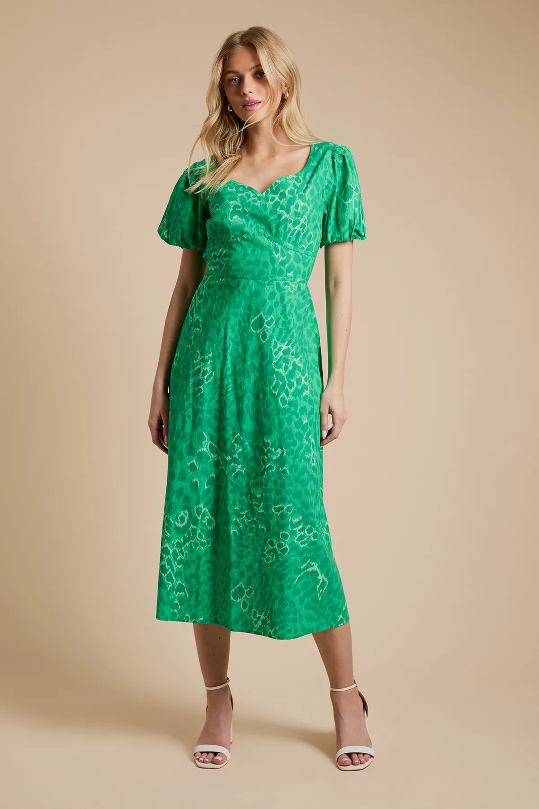 Dorothy Perkins Green Midi Dress Womens Occasion Dresses