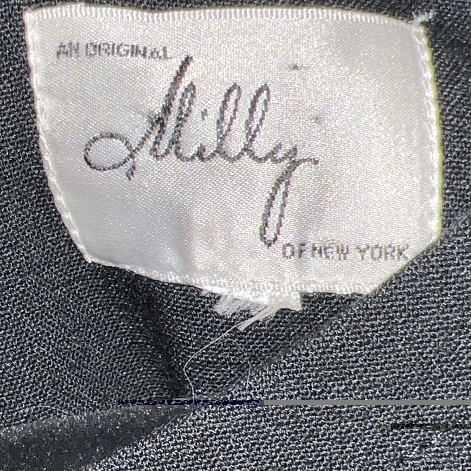 Alilly original dress Medium sleeveless purple black knee length lined stretch